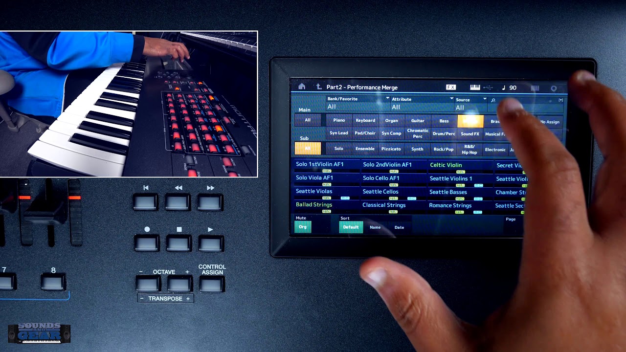 Как синхронизировать несколько треков на Yamaha Montage или MODX