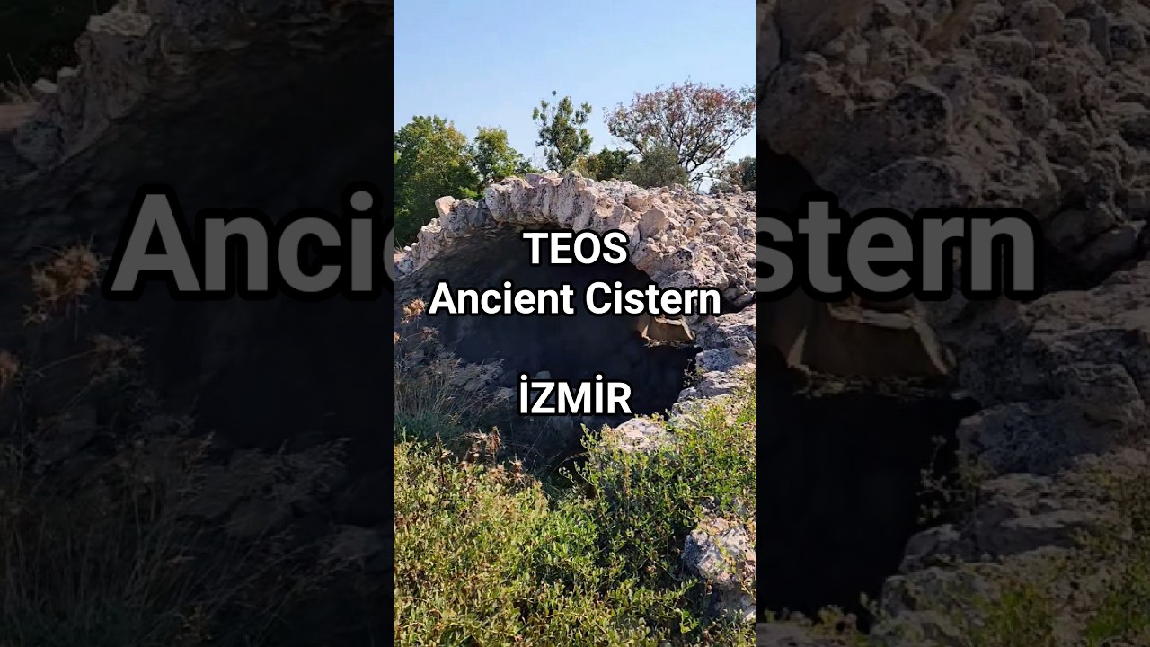 🇹🇷 Ancient Cistern, Ancient City of Teos, İZMİR