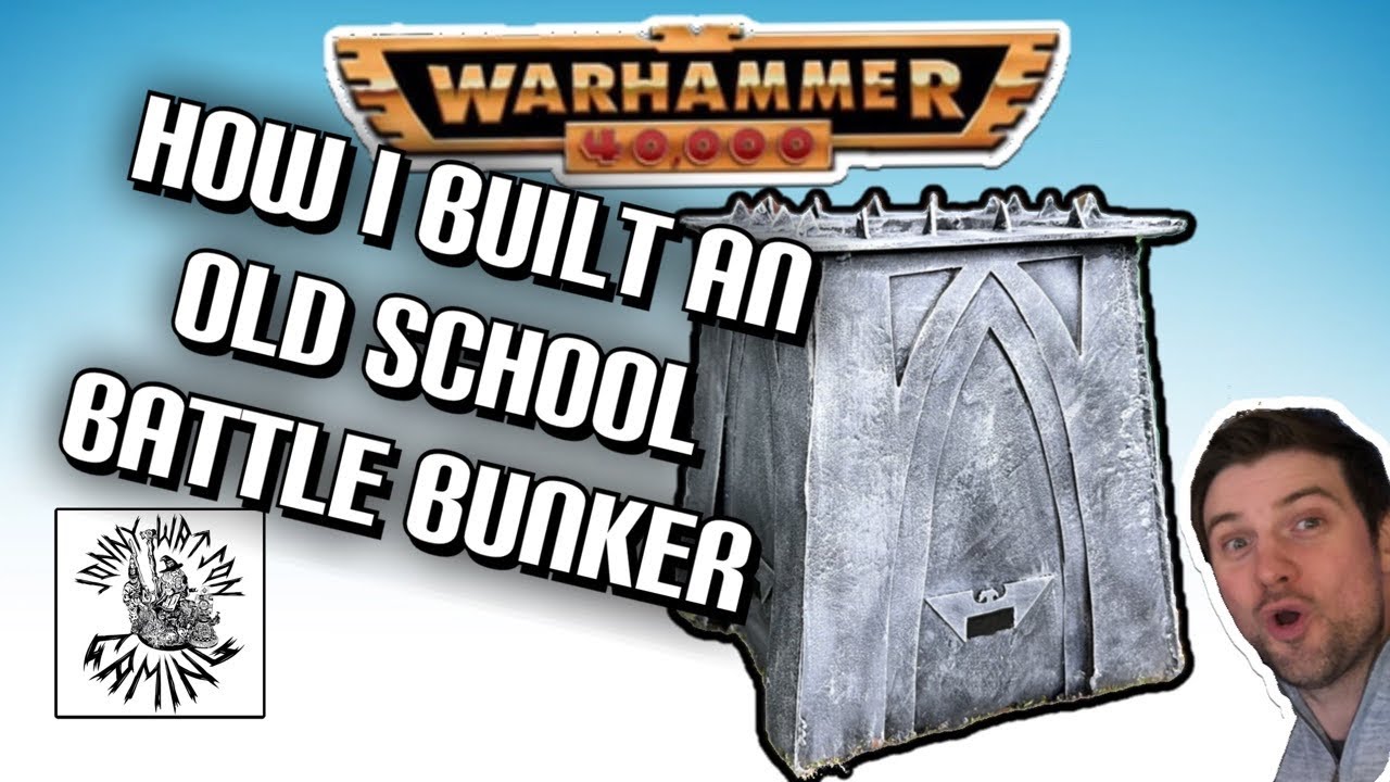 How to Build a Warhammer 40,000 2nd Edition Battle Bunker From Scratch #battlebunker #warhammer40k