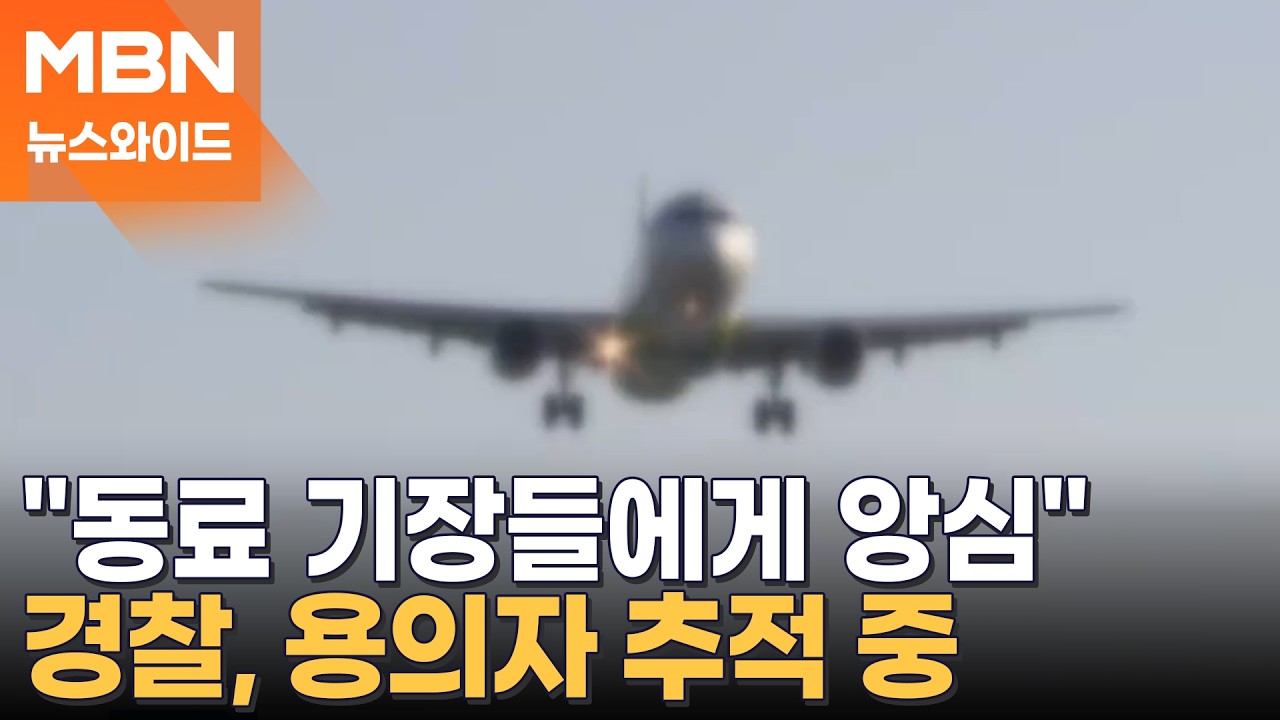 부산서 50대 항공사 기장 피습 당해 사망…유력 용의자는 과거 동료 부기장 [뉴스와이드]