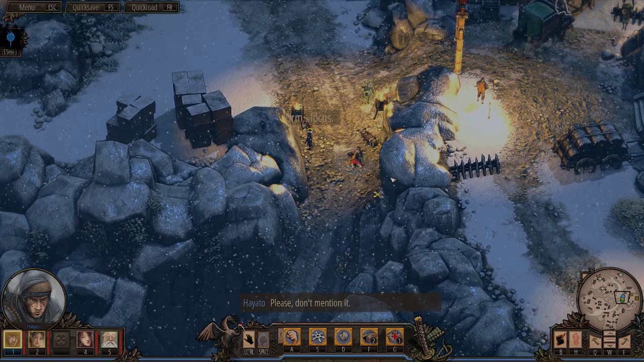 Mission 12 No Wagon/No Kill/No Alarm/Speedrun ver.2.0@Shadow Tactics: Blades of the Shogun