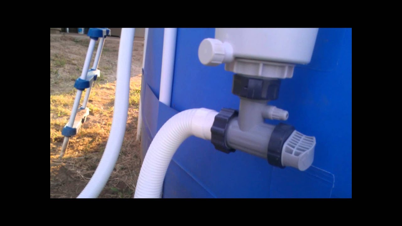 Converting the Summer Escapes Pool Filter to Intex Filteration