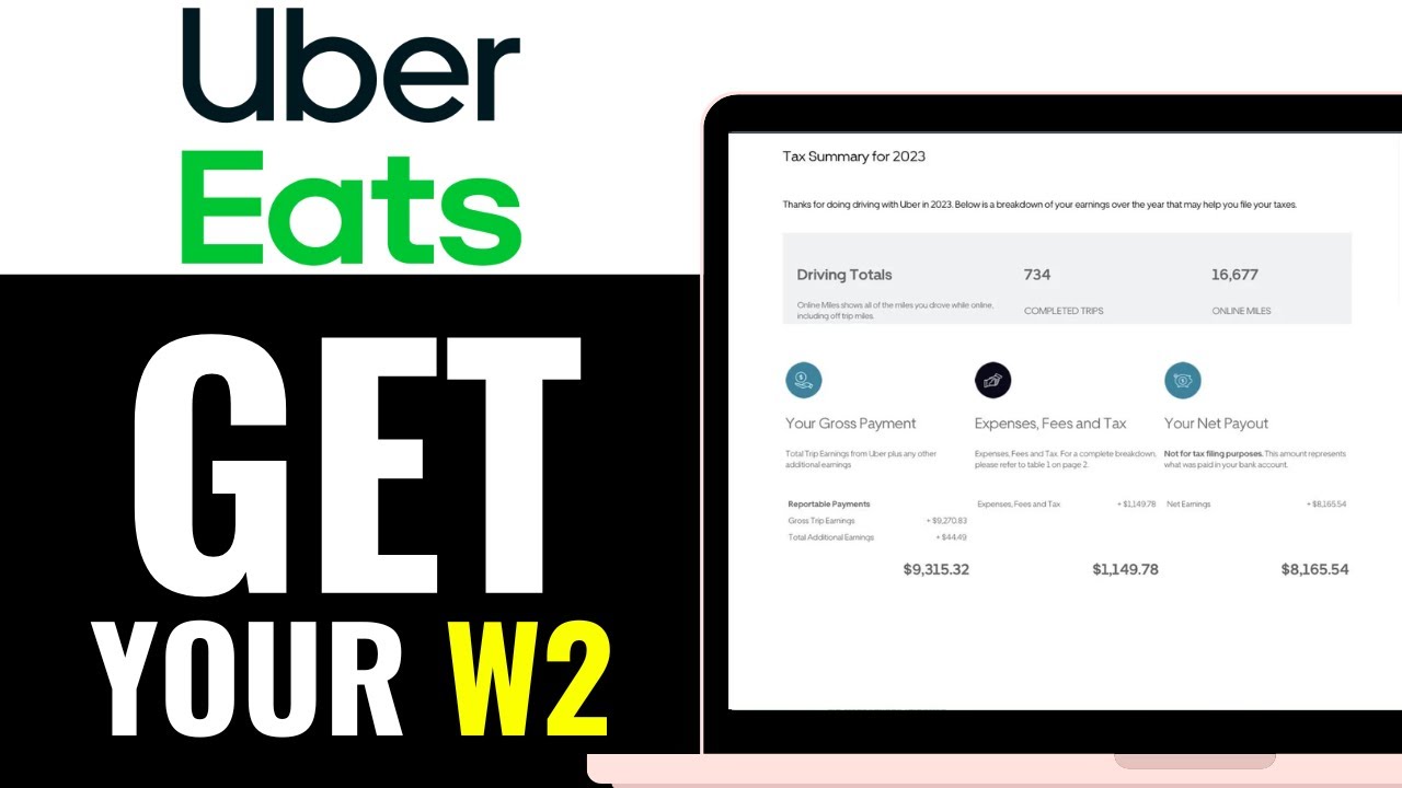 How To Get Your W2 From Uber Eats 2025 (EASY GUIDE)