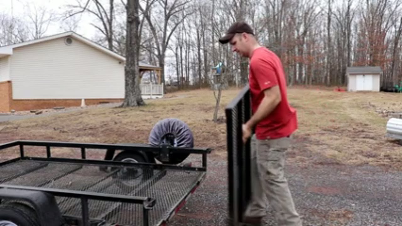 Carry on 5x8- How to Removable Gate and adding a Jack