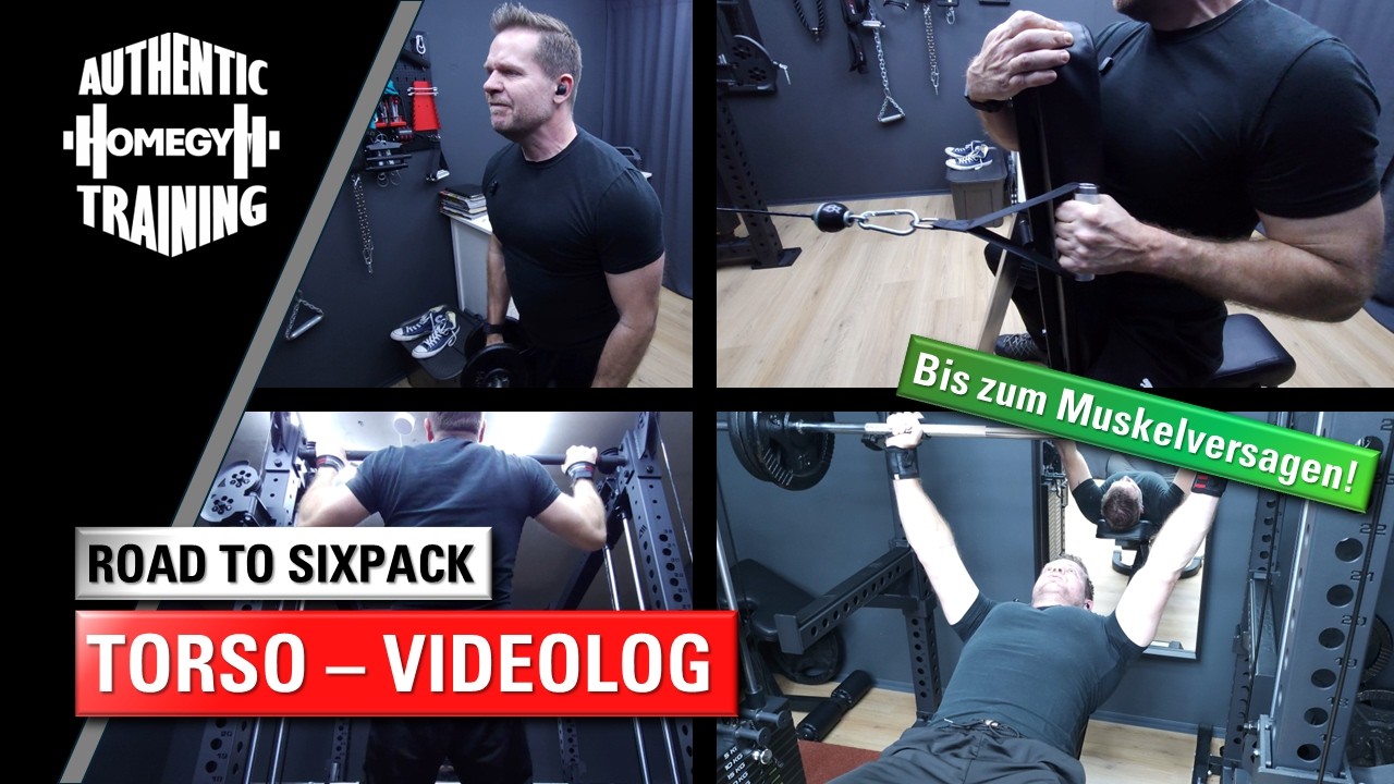 Road to Sixpack - Torso im Homegym bis zum Muskelversagen