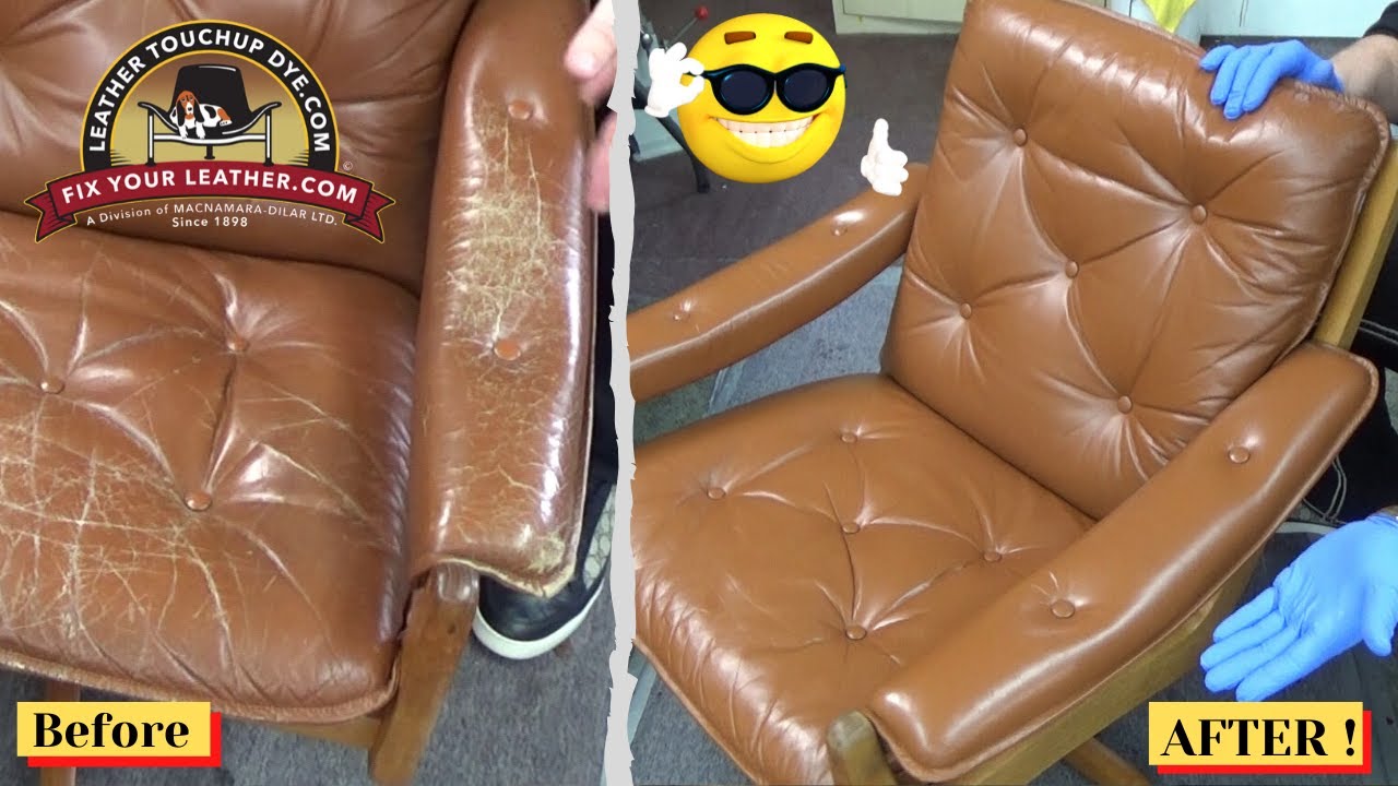 Leather Repair Kit - Repair Leather Chair Like New Again !
