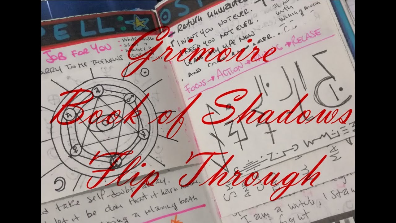 Grimoire Book of Shadows Flip Through