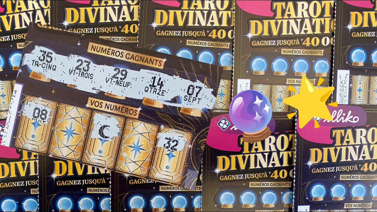🔮 NOUVEAUTÉ FDJ !! TAROT DIVINATION 🔮