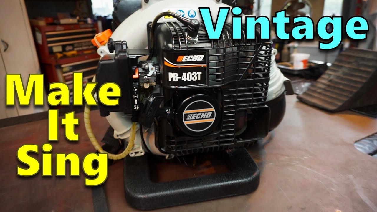 MAKE IT SING! - Vintage Echo PB 403T Backpack Blower Complete Refurbish