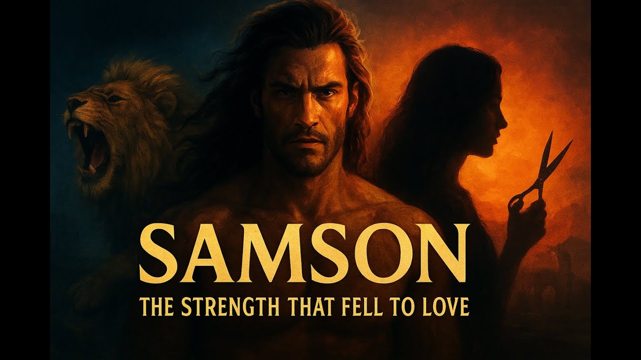 “SAMSON: The Man Who Fought Lions but Fell to Love | A DivineEcho Story”