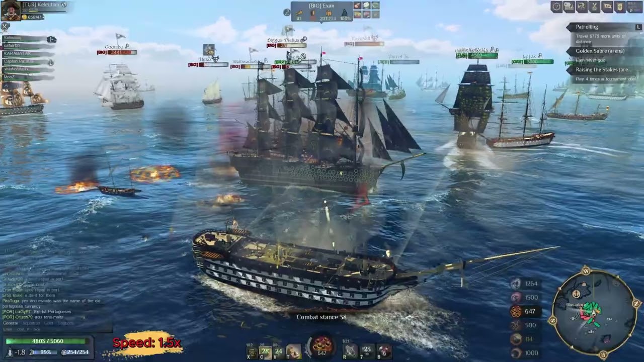 World of Sea Battle PVP Diaries [TUR] Keleutian 6: Boarding Huracans?
