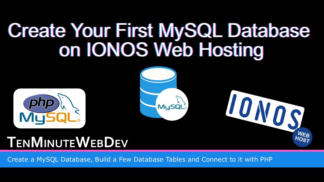 Create Your First MySQL Database on IONOS Web Hosting