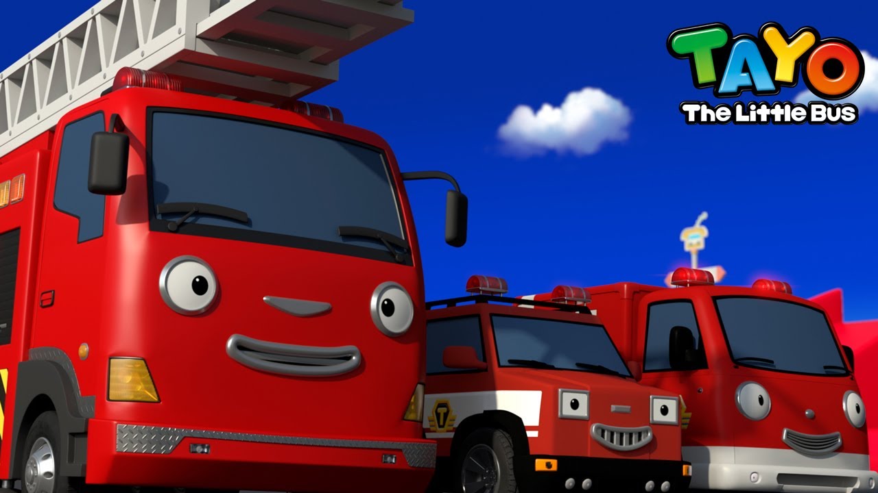 Firetruck Team🚒 Rescue Mission l Tayo Rescue Team Song l Rescue Truck l Safety Song for Kids