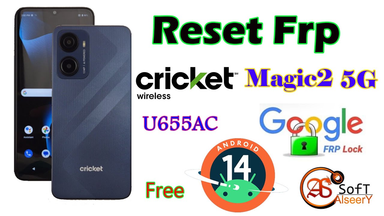 New Bypass Frp  | Cricket Magic2 5G | U655AC  google account  Android 14