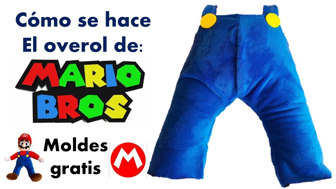 Como hacer el overol de Mario Bross para muñeco de tela !!