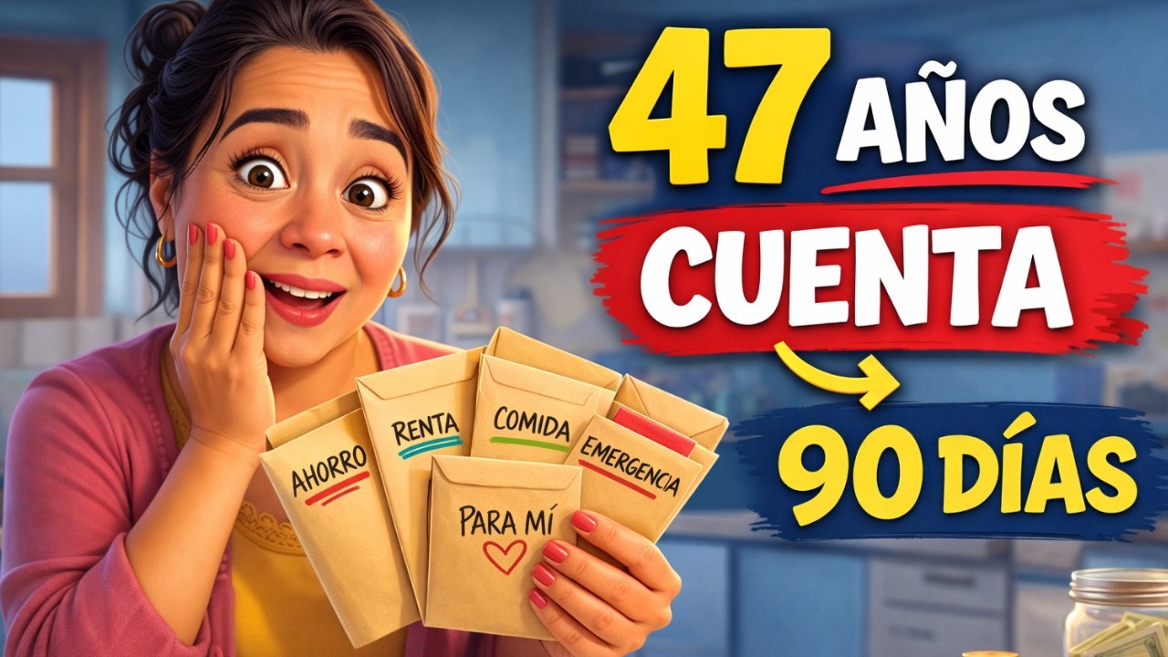 47 Años y $3,500 en la Cuenta: La Regla del Sobre Que Me Salvó en 90 Días