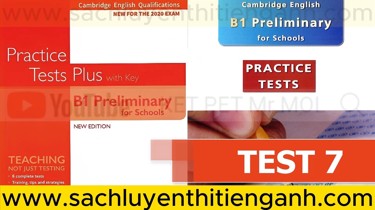 PET Listening - B1 Preliminary for Schools PRACTICE TESTS PLUS Tests 7 with KET PET Mr Mol