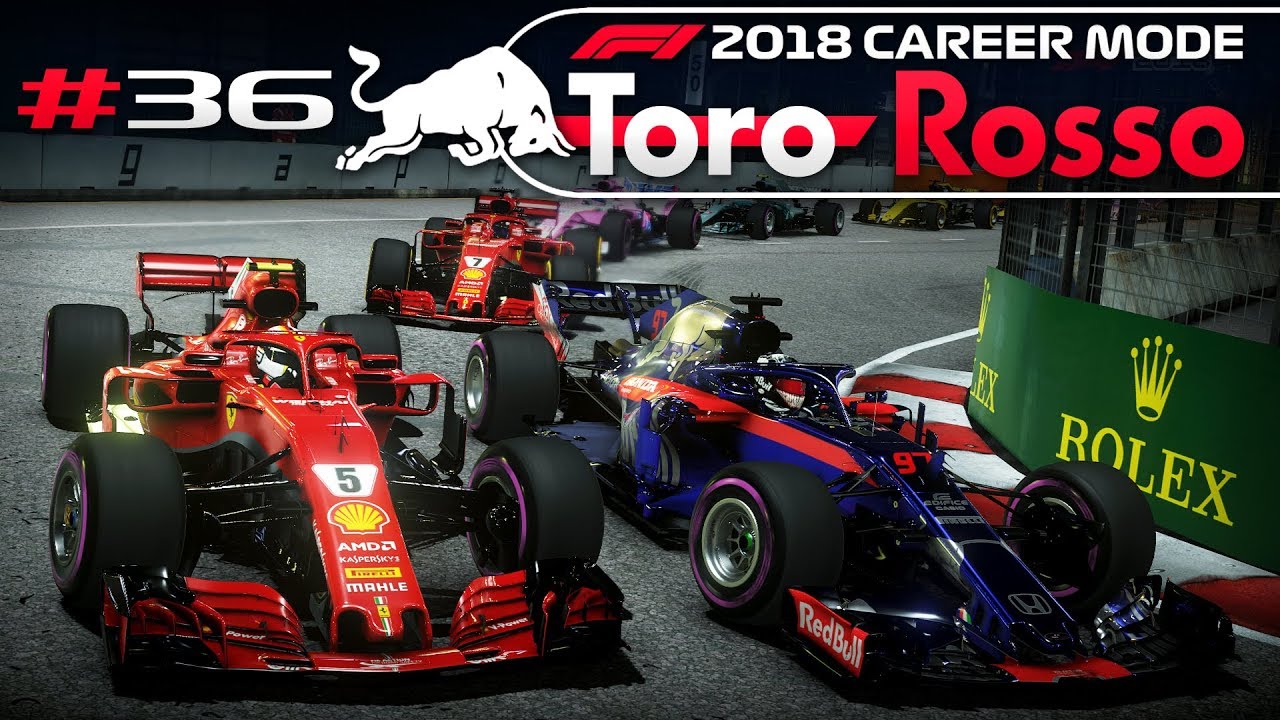 F1 2018 CAREER MODE #36 | HUGE SHOCKS & COCKPIT VIEW | Singapore GP (110% AI)