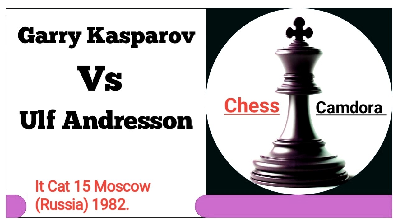 Garry Kasparov vs Ulf Andresson. It cat 15 Moscow (Russia) 1981.