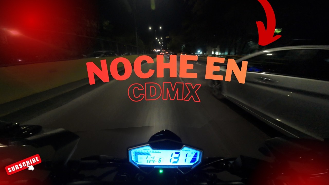 Rodada nocturna en CDMX | NK 250 + SC Project