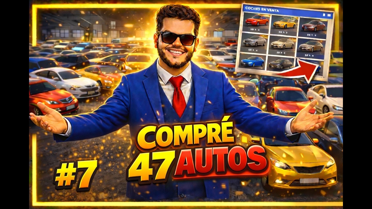 Compré TODOS los autos de la ciudad… ahora tengo 47 para reparar  | Car Dealer Simulator #7