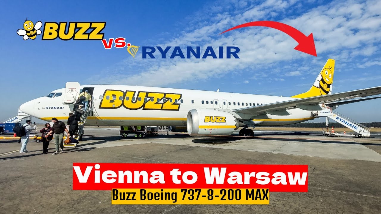 Is Buzz different from Ryanair? | Buzz Boeing 737-8-200 MAX | VIE-WMI | Flight Review