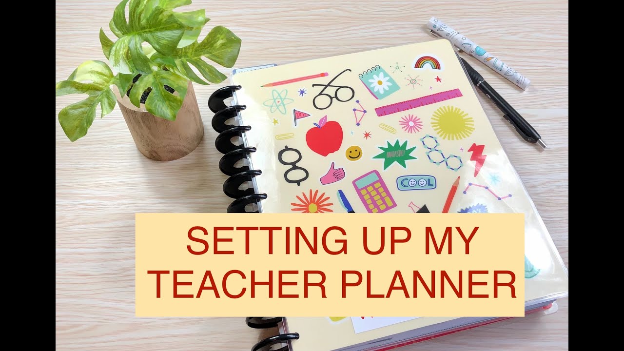 SETTING UP MY TEACHER PLANNER FOR THE 2022-2023 SCHOOL YEAR!