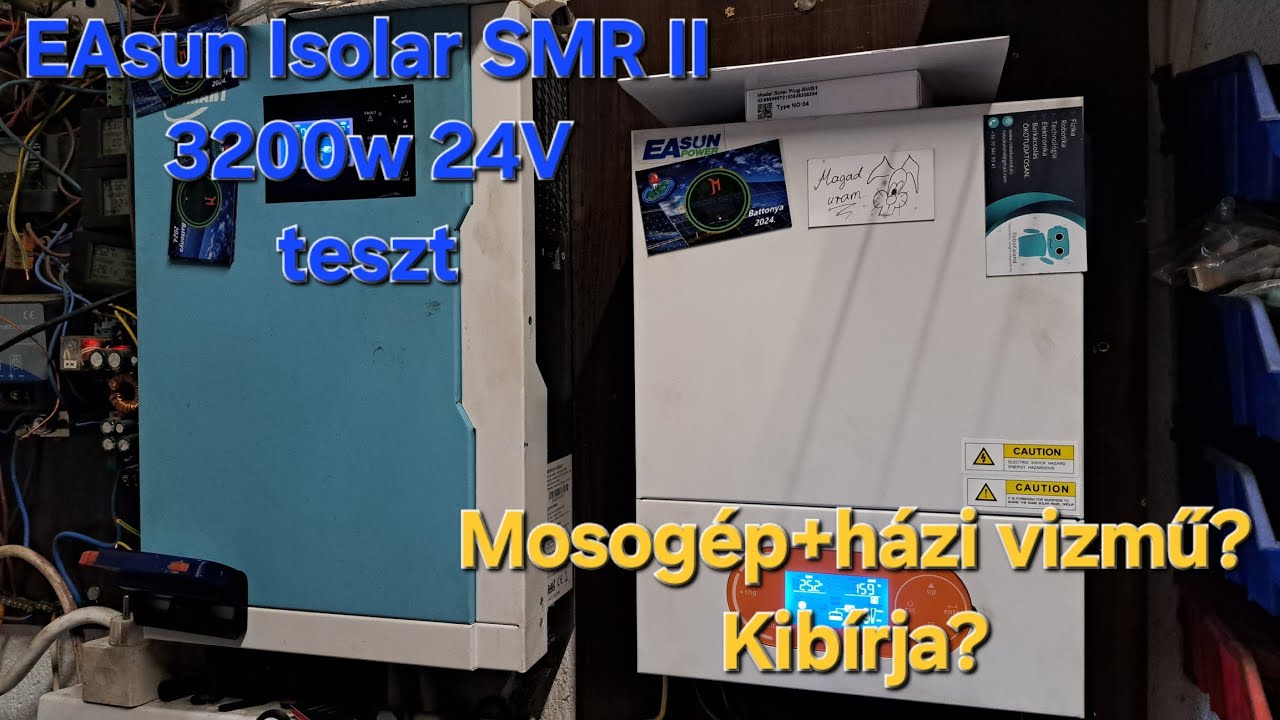 EAsun ISolar-SMR-II 3.2kw 24V inverter teszt