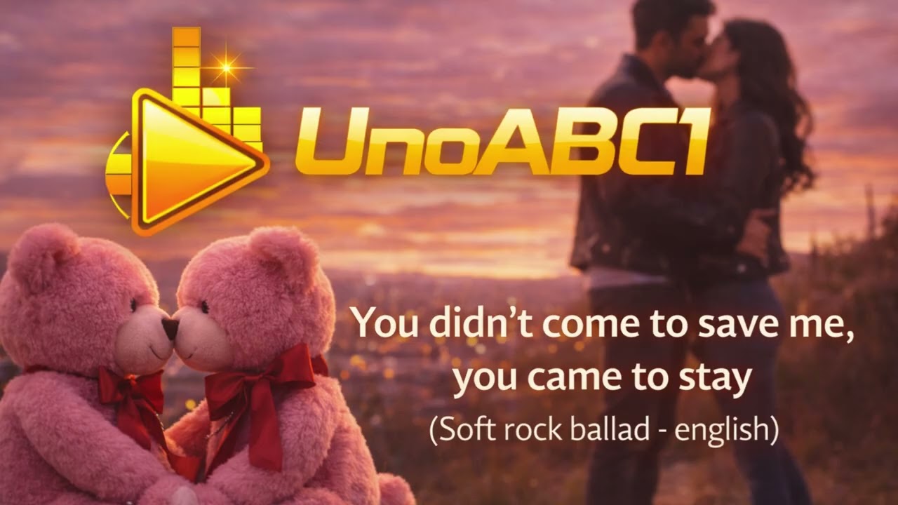 You didn’t come to save me, you came to stay(Soft rock ballad   english)