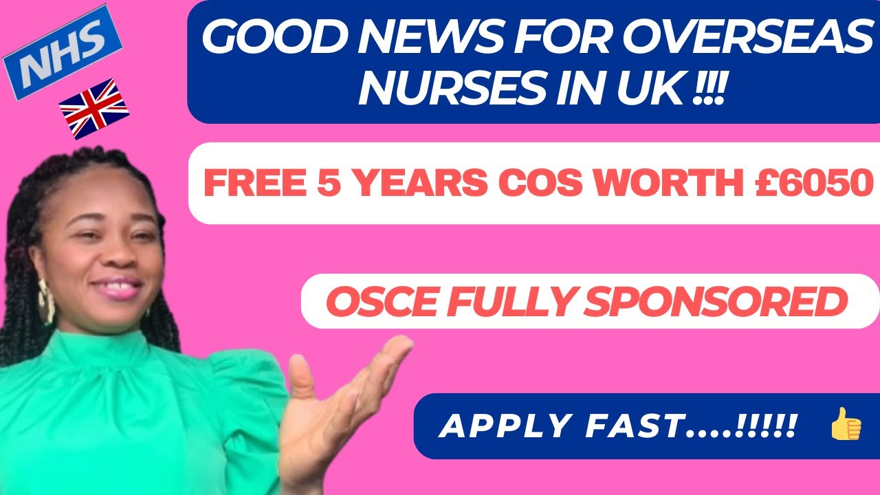 UK Registered Nurse Job with FREE 5 years CoS? Direct Application. Apply Now !!! #overseasnurseuk