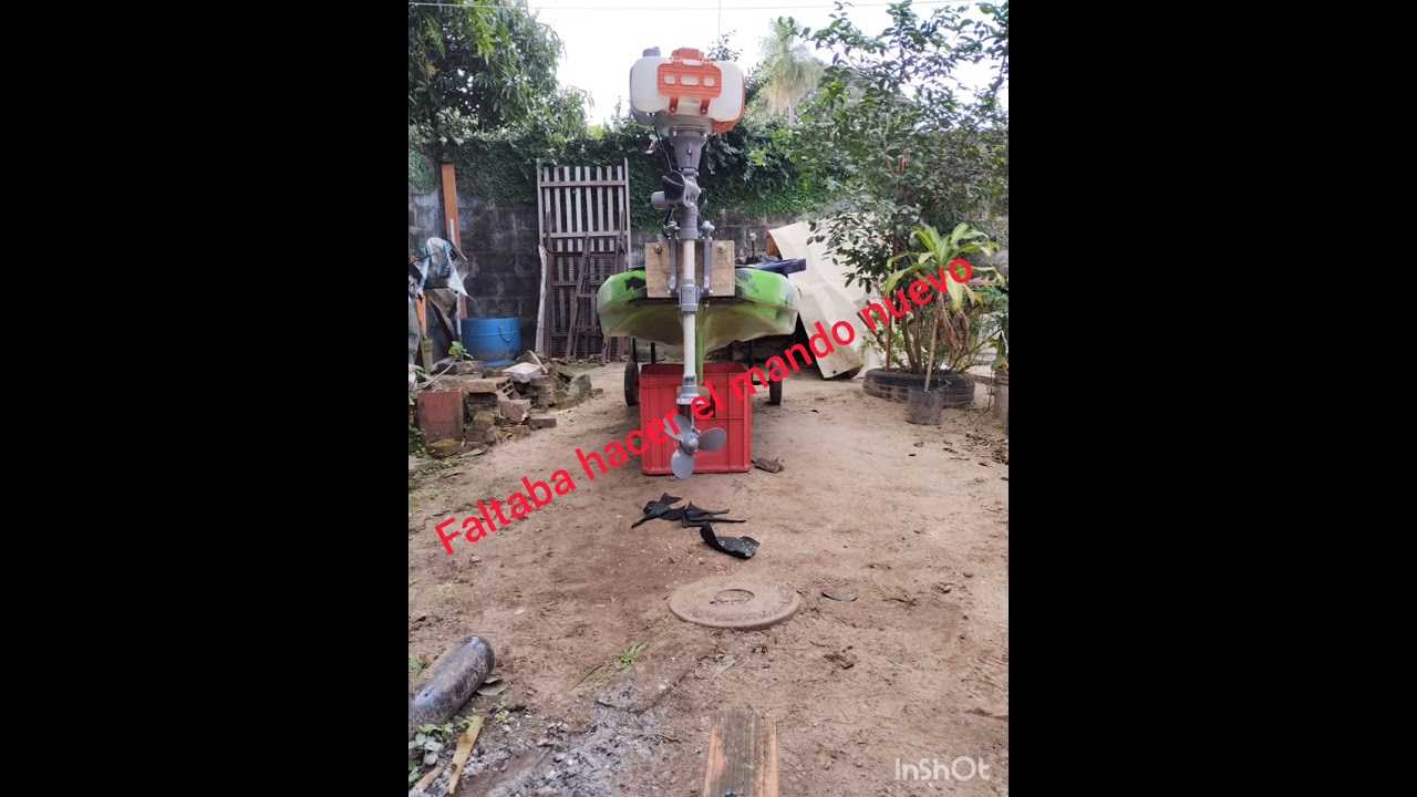 espejo kayak escualo motor 2.5 HP chino