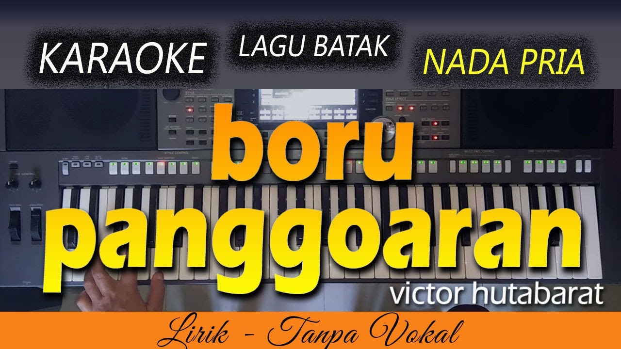 BORU PANGGOARAN Karaoke | JUDIKA