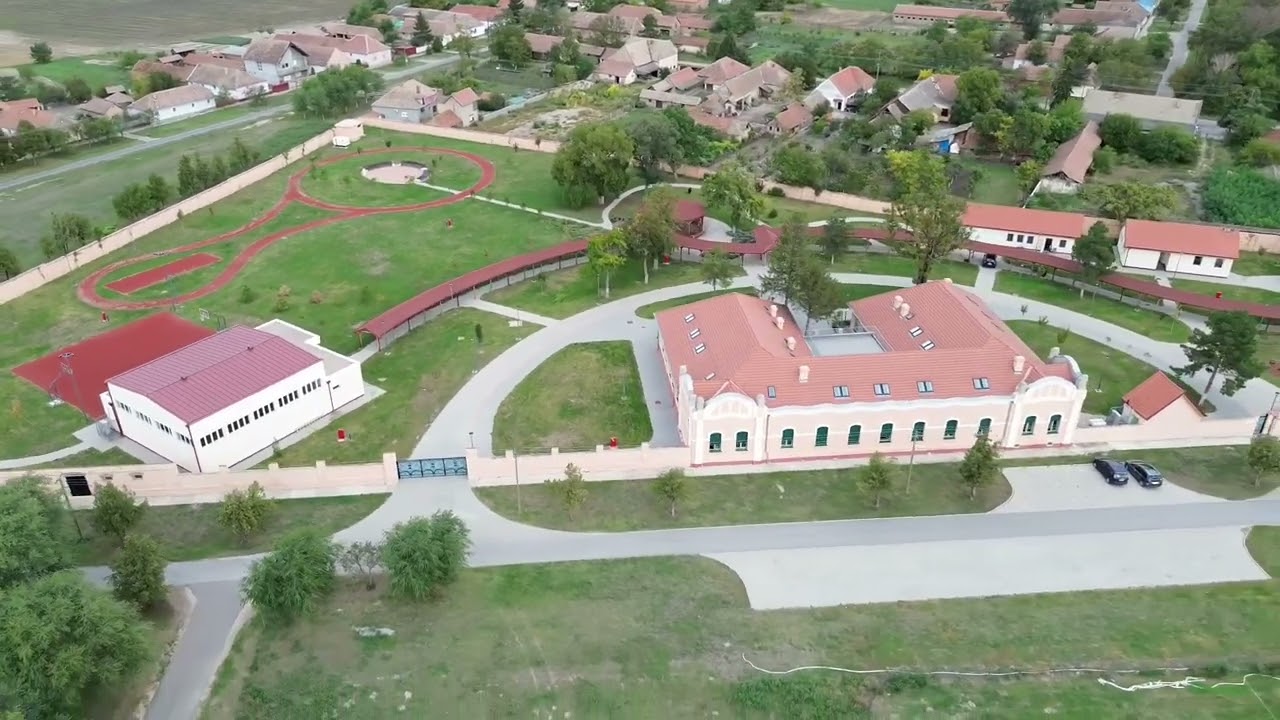 Selo Bočar iz vazduha