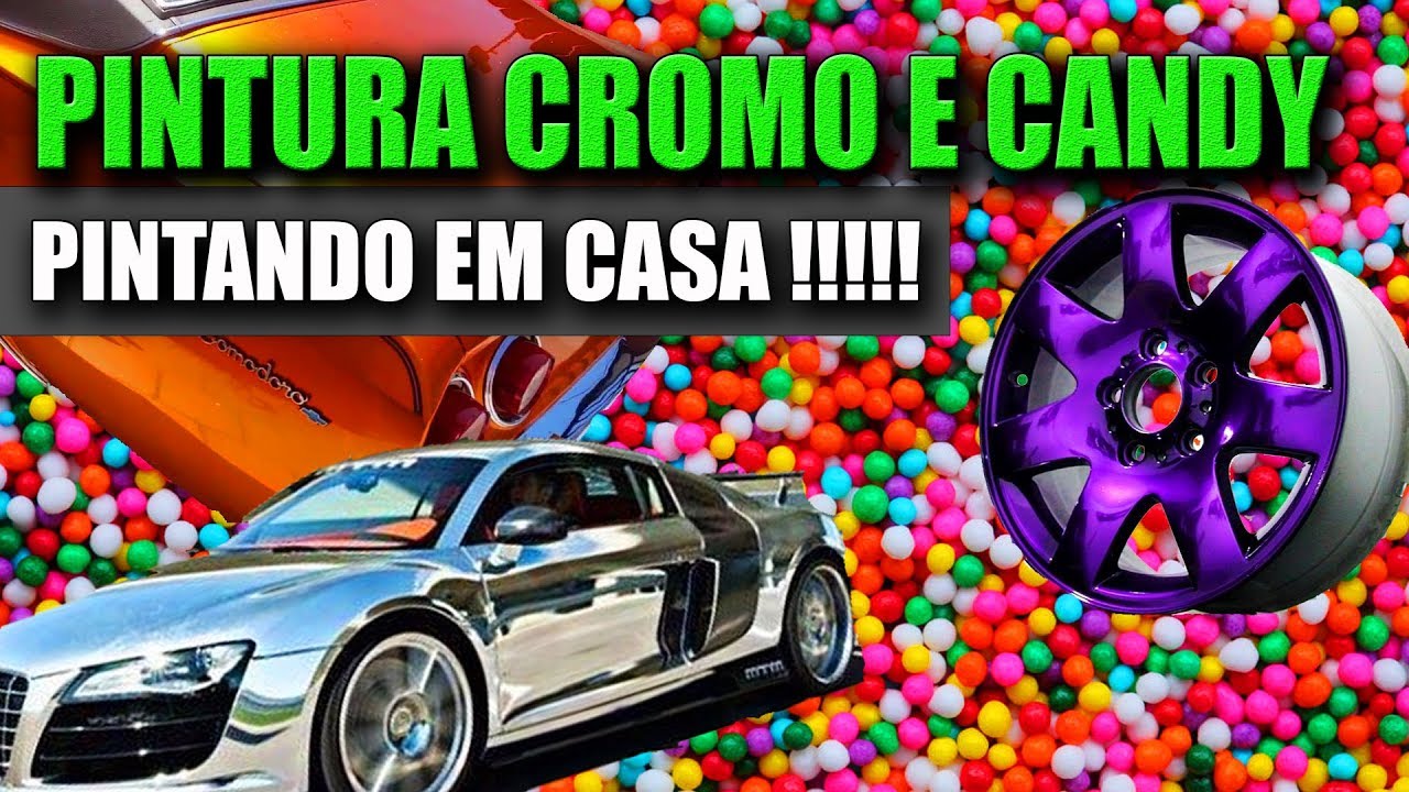 PINTAR COM TINTA CROMO (CROMADA), ANODIZADA E CANDY - Em Casa! - Tuning e DUB