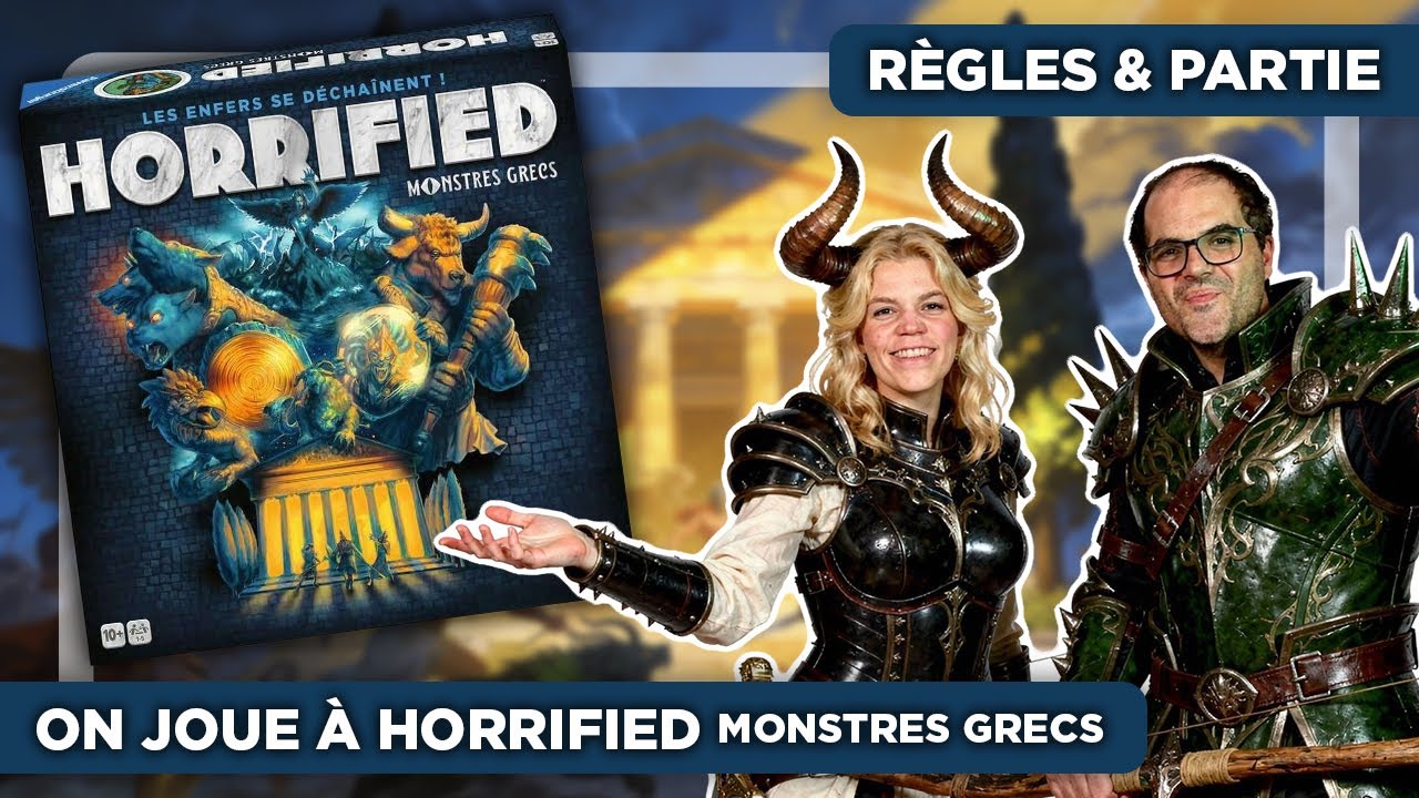 ON JOUE À HORRIFIED MONSTRES GRECS ! Règles + Partie + Avis | Jeu de Société Ravensburger