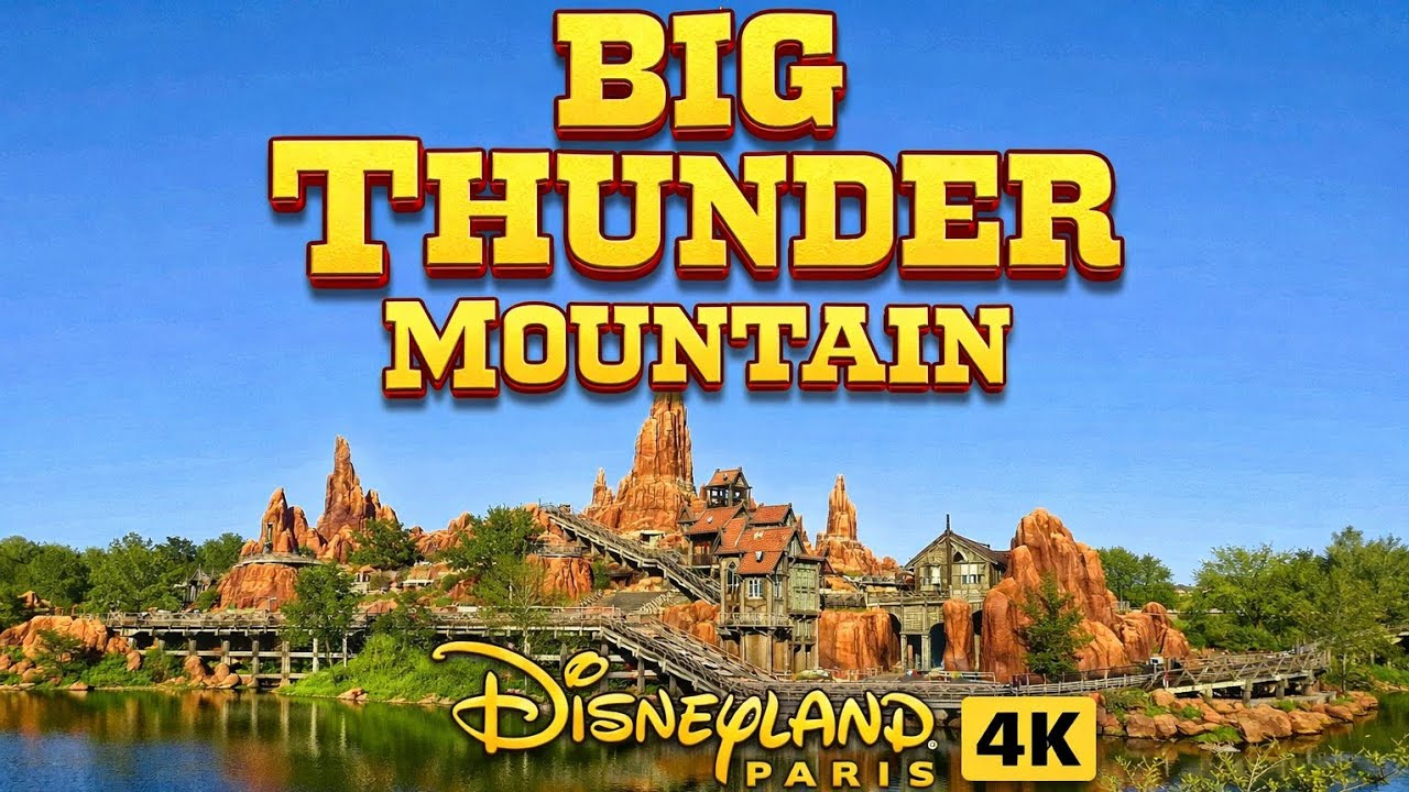 BIG THUNDER MOUNTAIN 🚂💥 | Disneyland Paris POV en 4K | La montaña rusa más salvaje de Frontierland