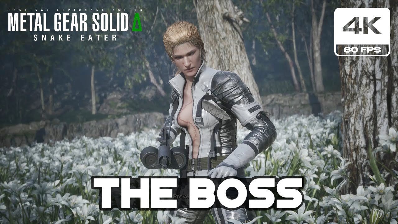 Metal Gear Solid Delta: Snake Eater - The Boss Final Boss Fight (PS5 Pro 4K 60FPS)