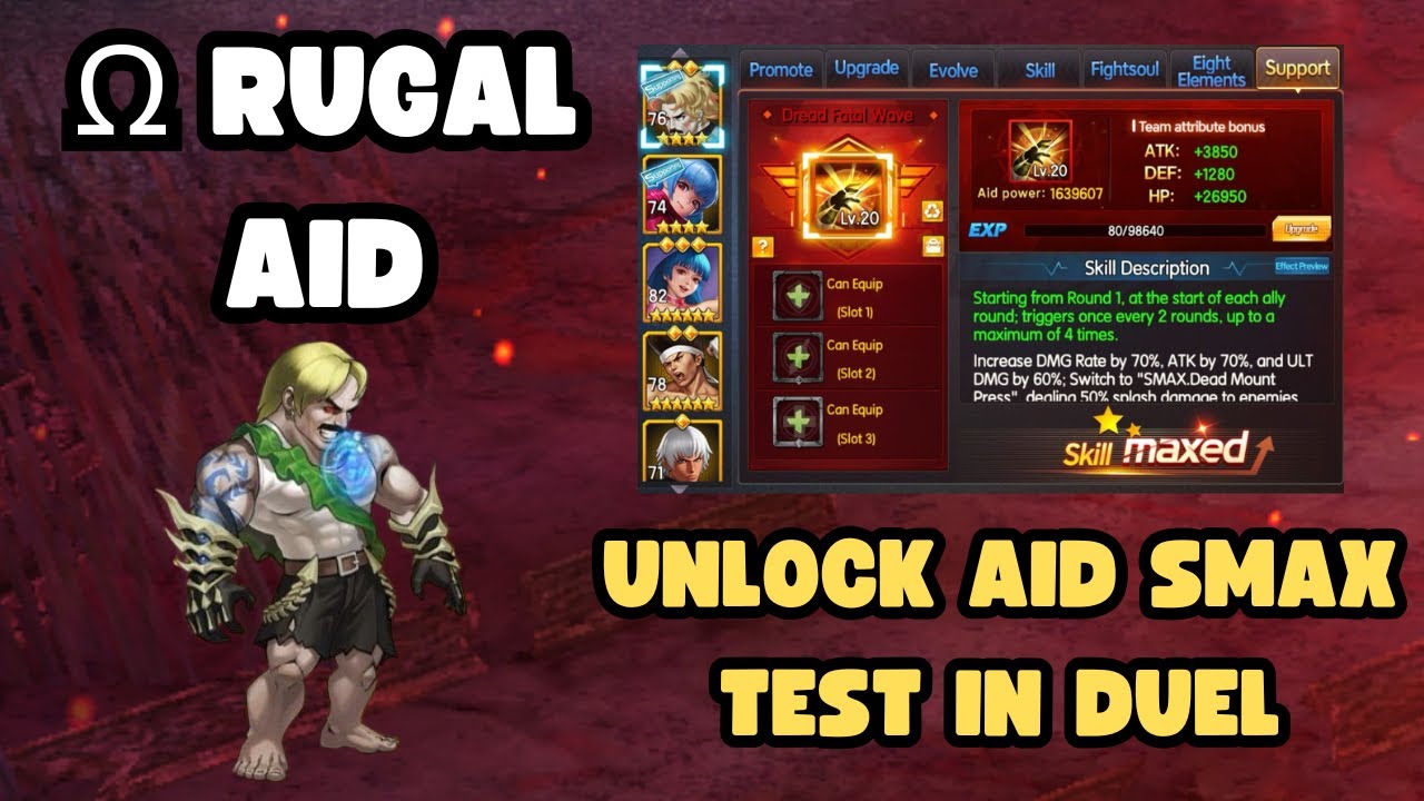 🔥 KOF 98 UM OL - Ω Rugal AID Smax Unlock and Test 😏 Maserati Server 114 🔥