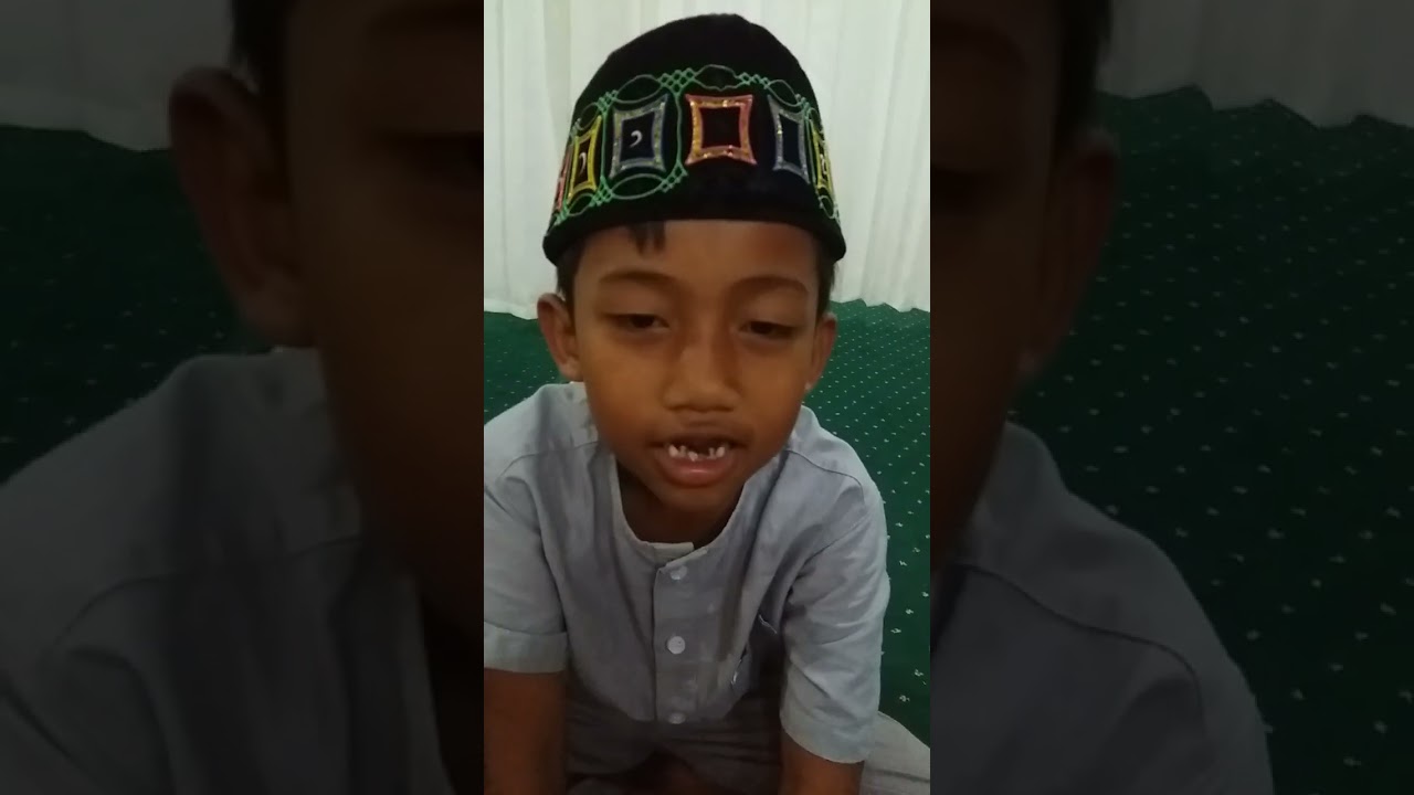 mas Putra santri TPQ Uswaha Singomayan Banyuwangi