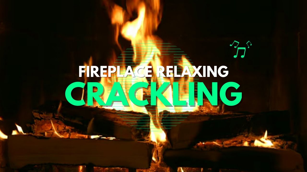 Fireplace Relaxing Sounds || 3 Hours of  Burning Fireplace & Crackling Fire Sounds