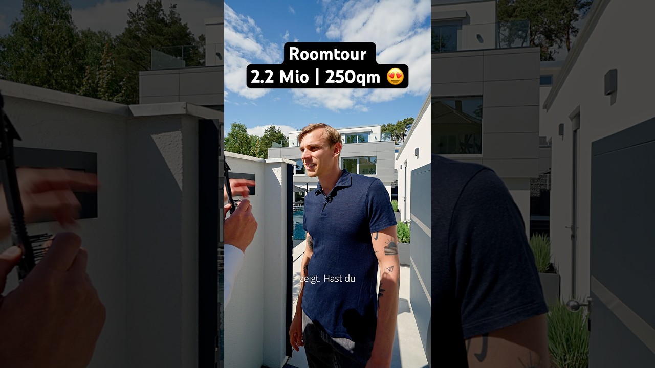 Nico (29) zeigt seine Luxus Villa 🏡❤️ #realestate #haustour #immobilien #neubau #villa