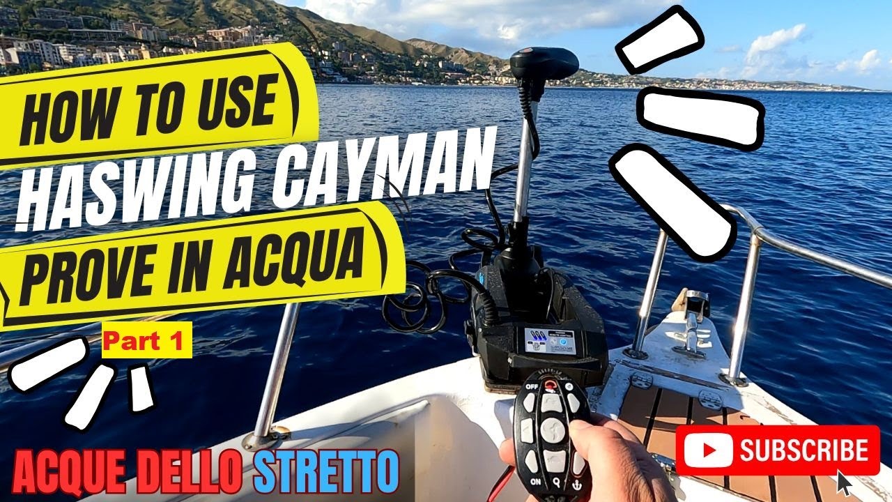 How to use Haswing Cayman B 80 Lb montaggio e prove in mare PART 1