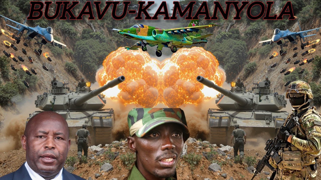 SUKHOI-25 YA FARDC IRASHE IBIRINDIRO BYA MAA23 KAMANYOLA HAFI NA BUKAVU WAZALENDO YATATSE BIKOMEYE!