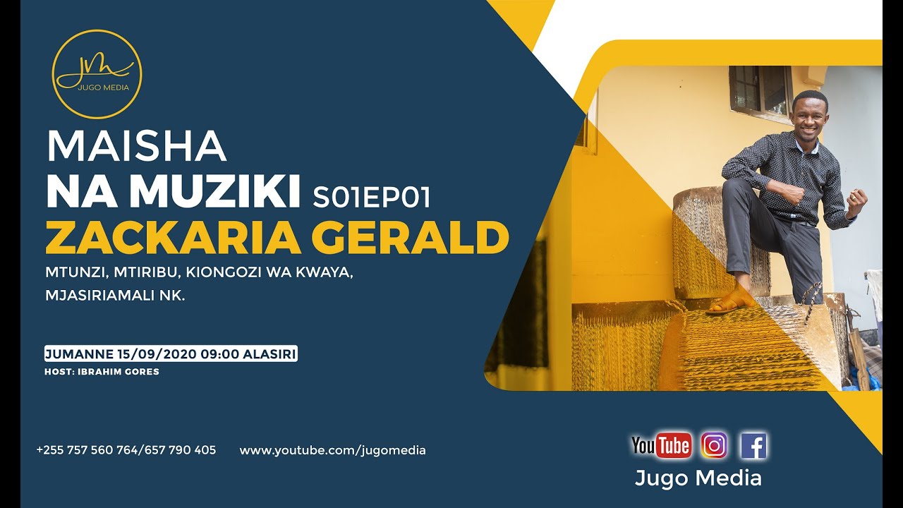 MAISHA NA MUZIKI S01 EP01 - ZACHARIA GERALD LYIMO, MTUNZI NA MTIRIBU KWAYA YA MT KIZITO MAKUBURI