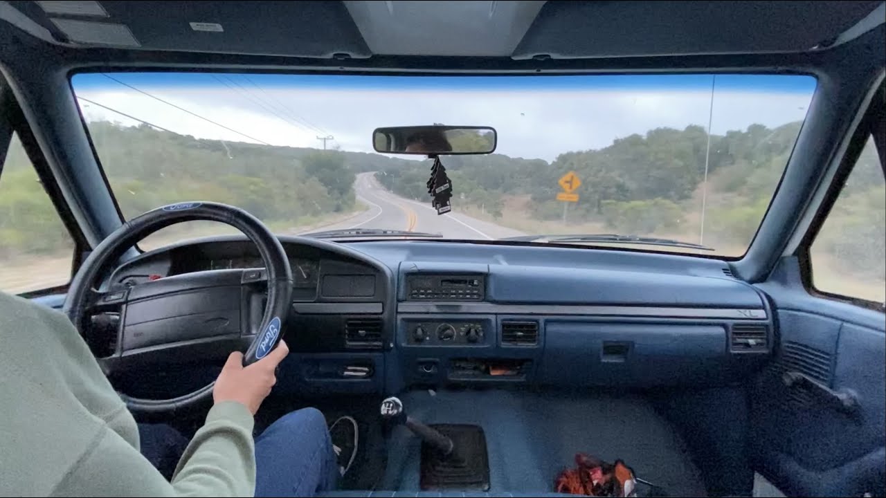 Ride Along in My 1995 Ford F-150. Manual Transmission