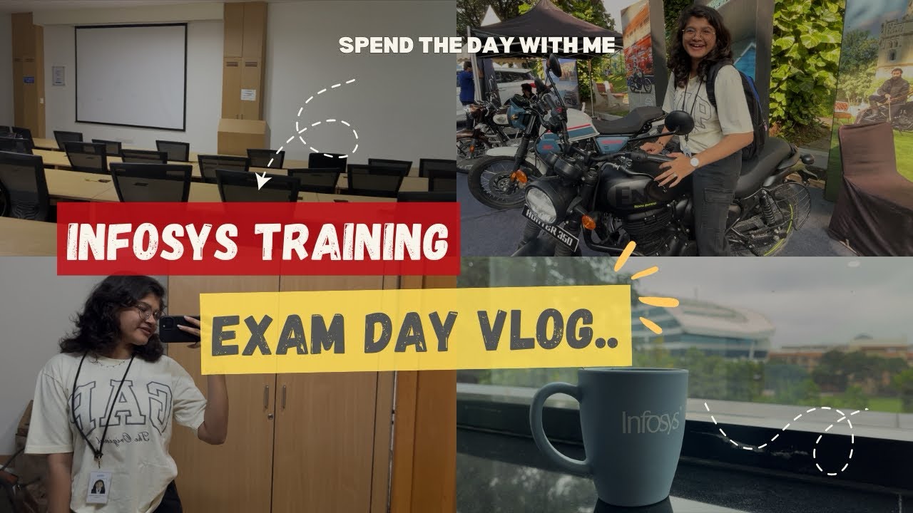Infosys Training Exam Day vlog | A Day in my life at Infosys