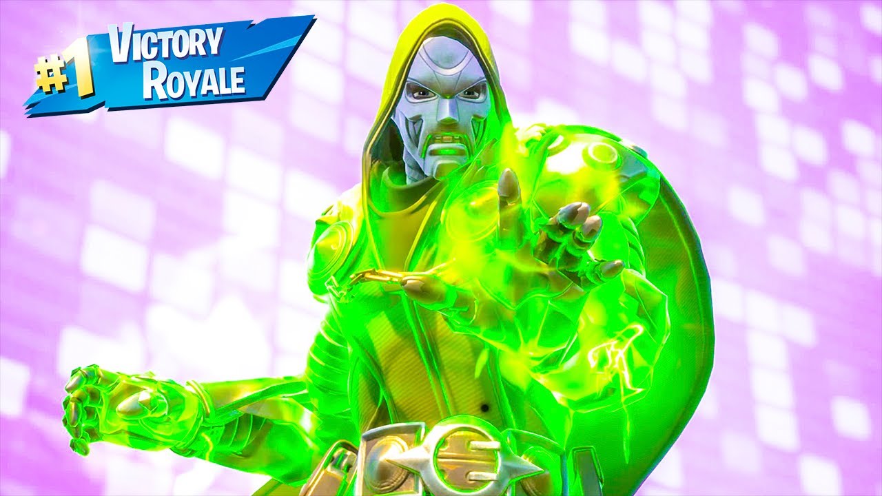 Doctor Doom Skin Solo Win Full Gameplay Fortnite Chapter 2 Season 4 No Commentary PS4 Console