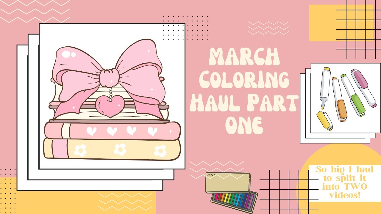 March Coloring Haul | Adult Coloring | Coloring Books | SO MANY BOOKS