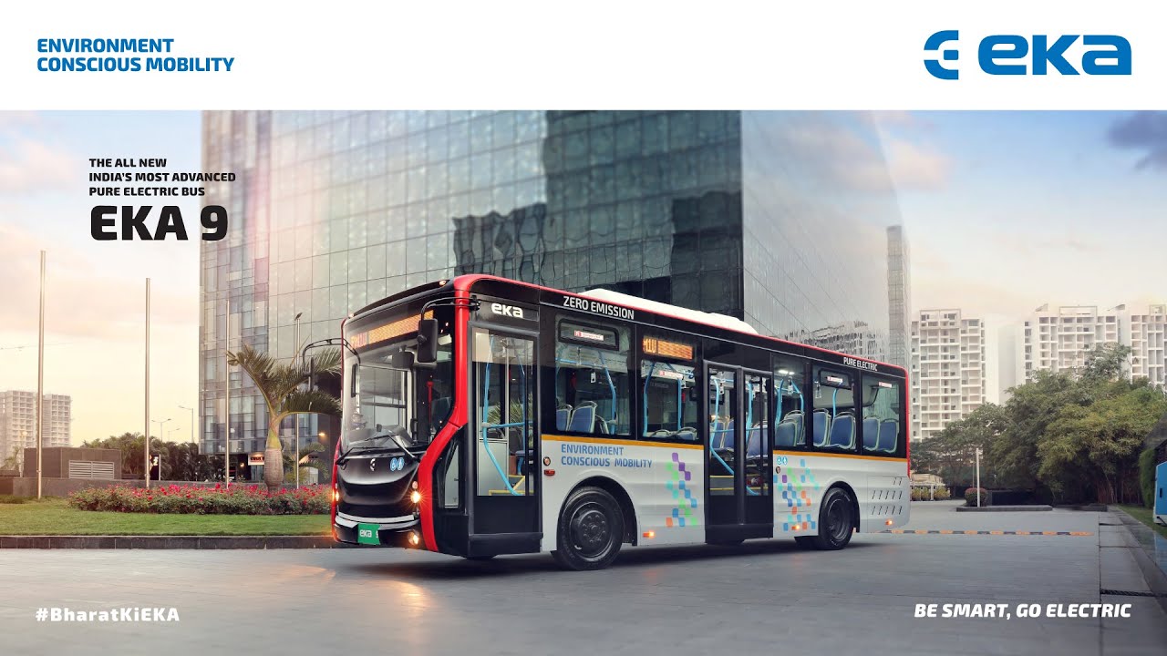 Unveiling the most advanced electric bus, EKA 9 - Pioneering Environment Conscious Mobility!