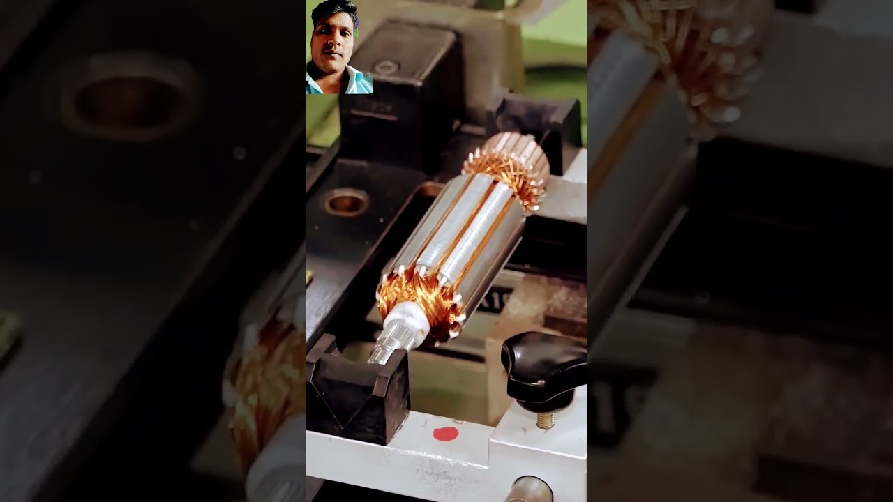 Automatic armature winding process